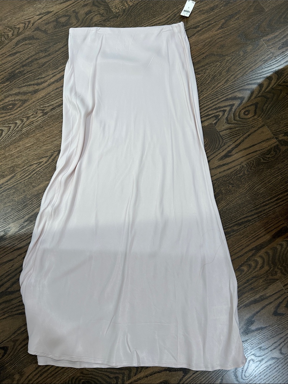 Anthropologie Pale Pink Maxi Skirt
